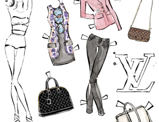 Louis Vuitton Paper Dolls