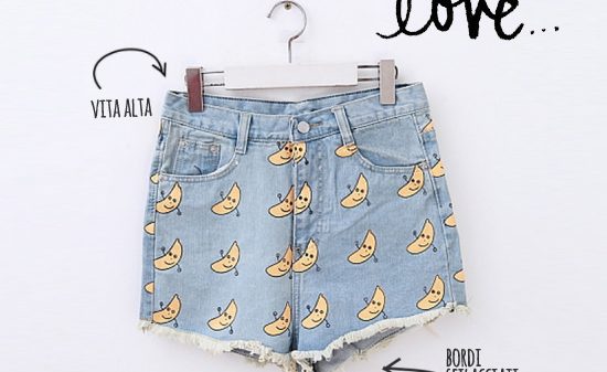 cut off denim shorts