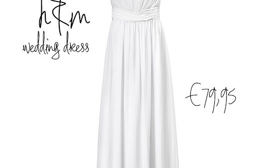 H&M wedding dress abito da sposa