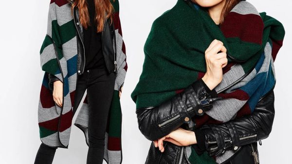 tendenza blanket scarf sciarpa coperta