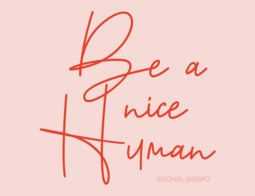 be a nice human quote